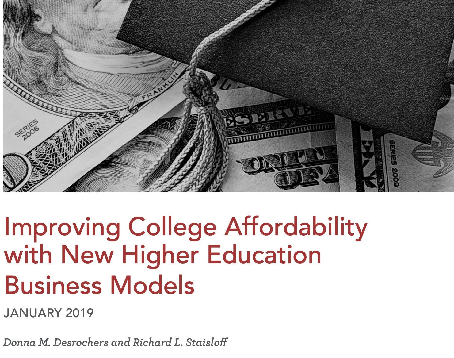 higher education.business models under stress