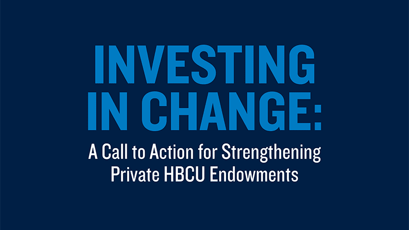 PGIM, UNCF Study Finds Private HBCU Endowments Need Investment Support