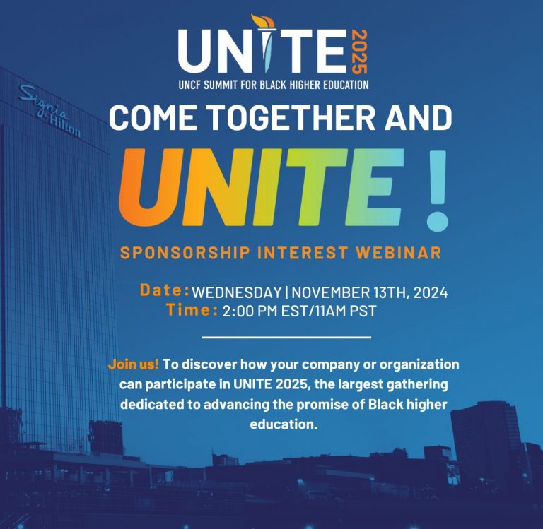 UNITE 2025 Sponsorship Interest Webinar